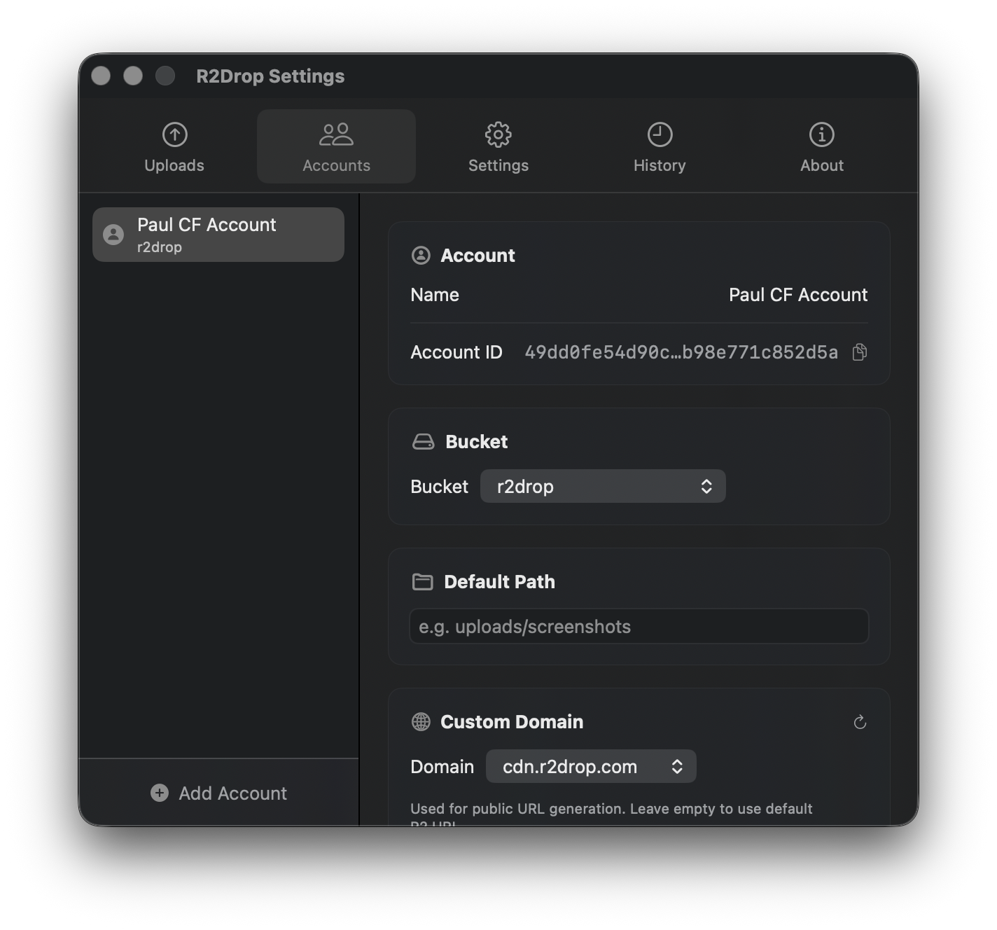 Multi-Account Support